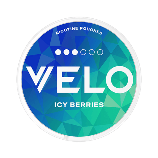 Can of VELO Icy Berries - Nicotine Pouches
