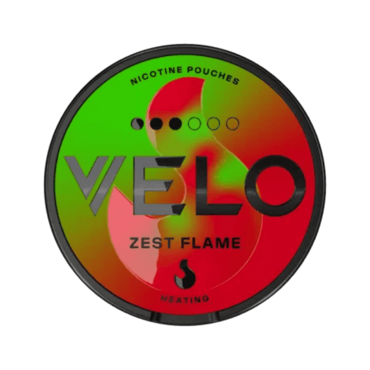 Can of VELO Zest Flame - Nicotine Pouches